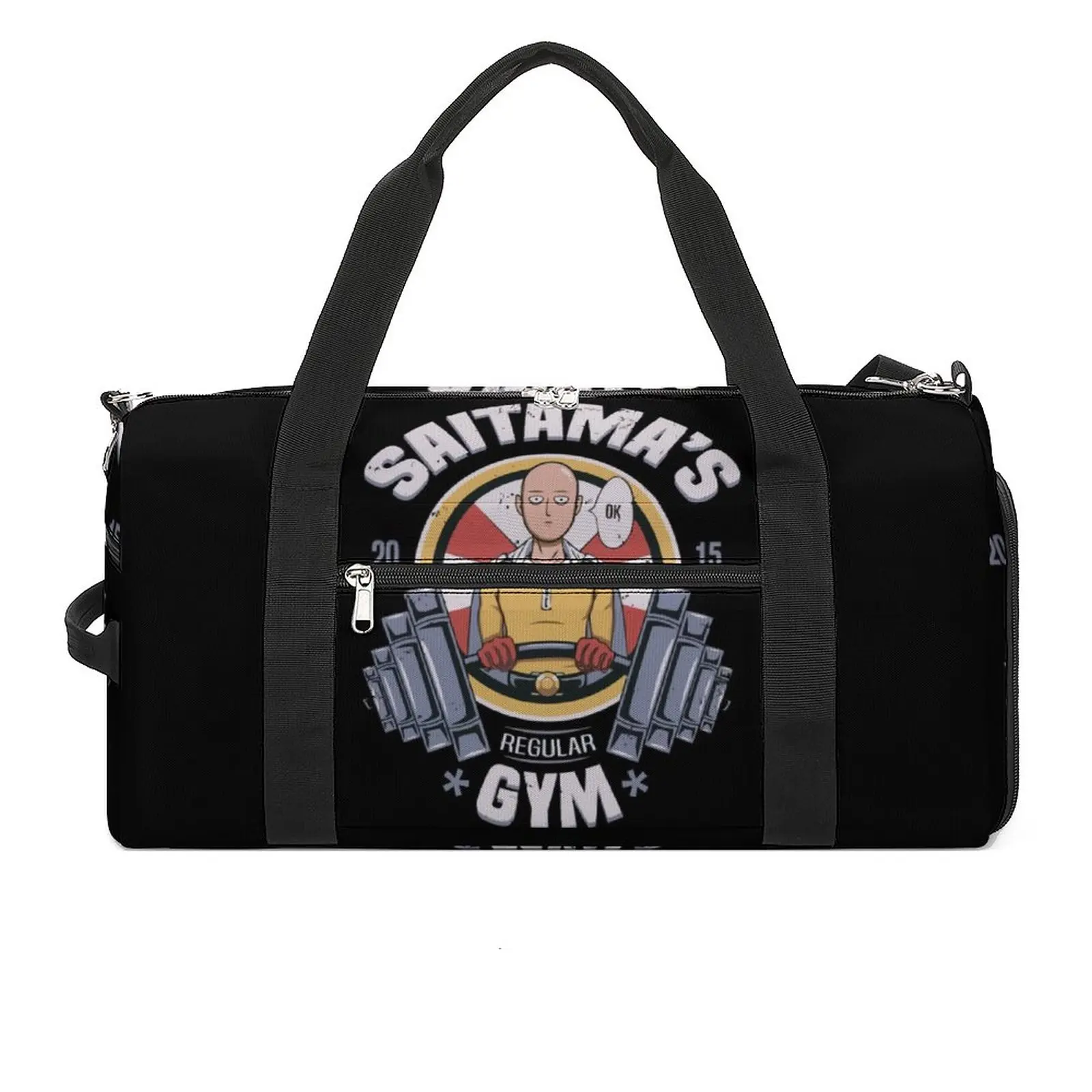 Gym Bag Gym Dumbbells Sports Bag Large Anime Couple Portable Printed Handbag Cute Swimming Fitness Bag