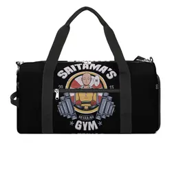 Saco de ginásio halteres saco de esportes grande anime casal portátil impresso bolsa bonito natação saco de fitness