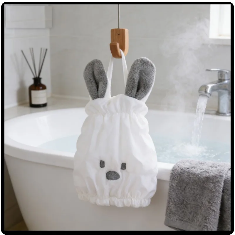 

Quick Dry Bath Hat for Baby Girl Boy Soft Thick Hair Wrap for Washing Kids Hair Towel Cap Super Absorbent