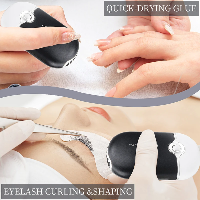 まつげエクステンションファンミニポータブル USB 充電空調送風機まつげ接着剤グラフトまつげ専用ドライヤーメイクアップツール