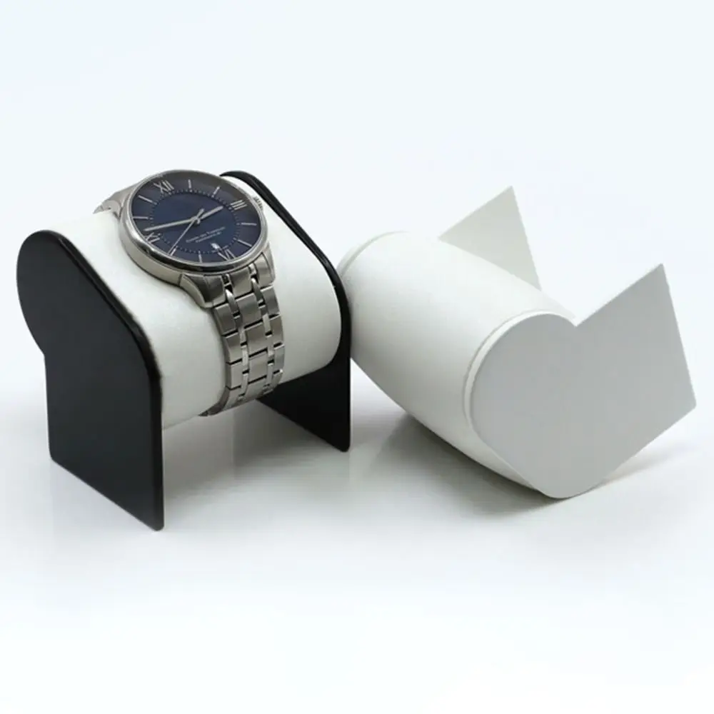 

Simple Watch Display Rack Wear-resistant PU Bracelet Display Stand Space Saving Creative Jewelry Organizer Wristband