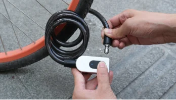 Smart Aluminum Alloy Fingerprint Lock for Mountain Bike Motorcycle Electric Bike Scooter Lron Glass Door Lock with Wifi Network