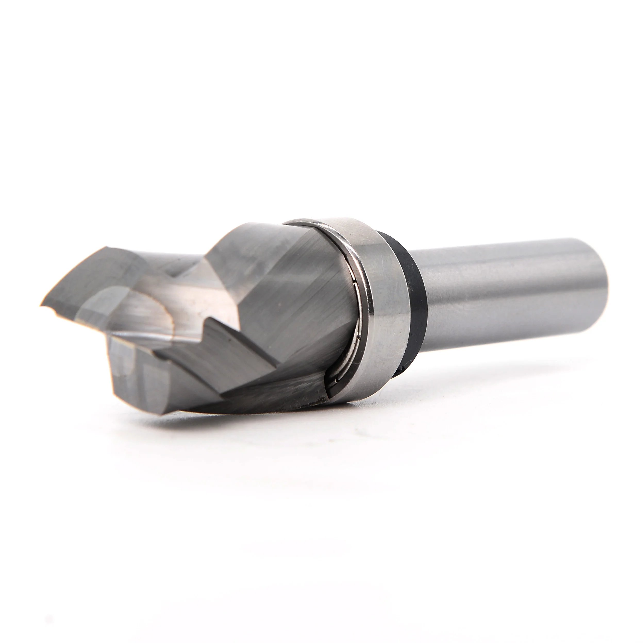 12mm 1/2 "Gambo Cuscinetto Ultra-Perfomance Compressione Flush Trim Carburo Solido CNC Router Bit Fresa Frese per Legno