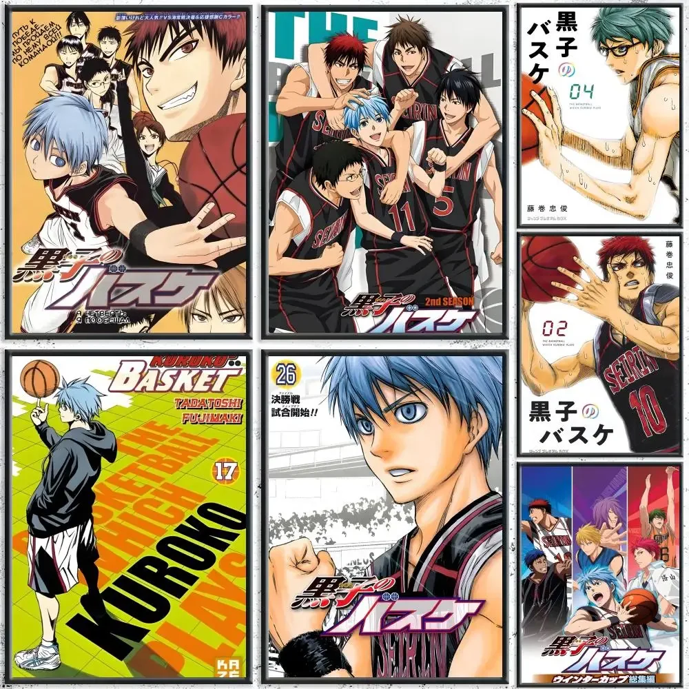 ANIME K-Kuroko No Basuke Painting Calligraphy HD Canvas Poster Crease Free Waterproof All Space Wall Decor