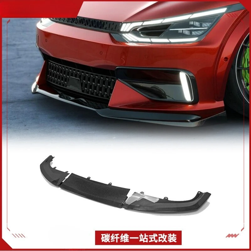 

Suitable For Kia EV6 GT Line Carbon Fiber 22 Years EPA Front Lip Front Shovel Head Shovel Modified Add-ons