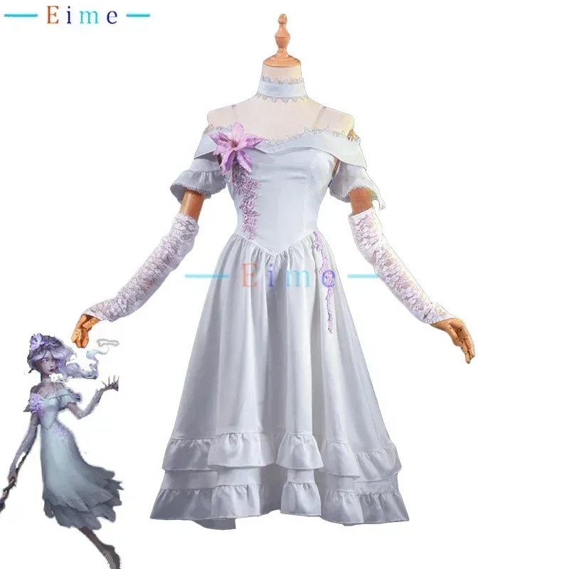 

Игра Identity V Fisher Girl Rosemary Grace Косплей Костюм Женское Милое Белое Платье Праздничный Костюм Хэллоуин Униформа На Заказ