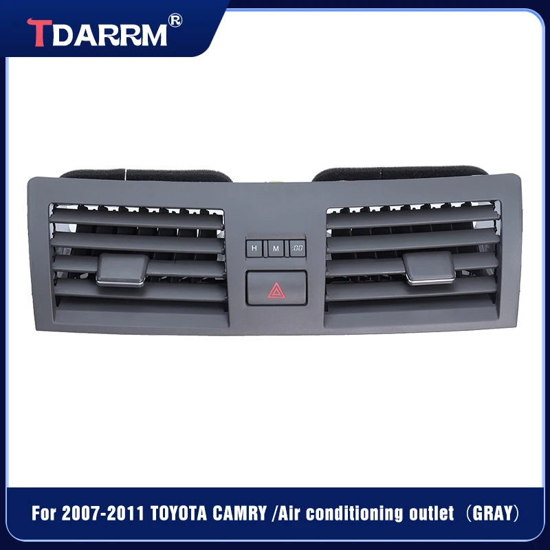 For Toyota Camry Dash 2007-2013 Center A/C Air Conditioning Vents Trim Insert Outlet Panel Grille Car Accessories vehicles