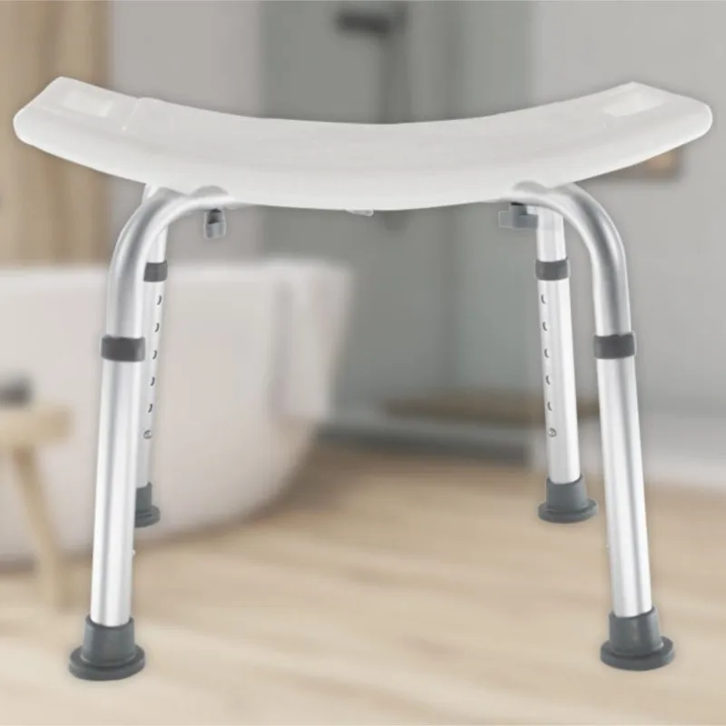 

2025 2Colors New Old Man/Maternity Bathroom Chair Home Bathroom Adjustable Waterproof Non slip Bathroom Chair with Cushion LH511
