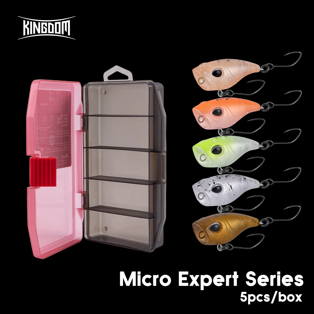 

Набор рыболовных приманок Kingdom Micro Series, 5 шт./кор., пресноводная плавающая тонущая приманка-карандаш гольяна, искусственная жесткая приманка для окуня
