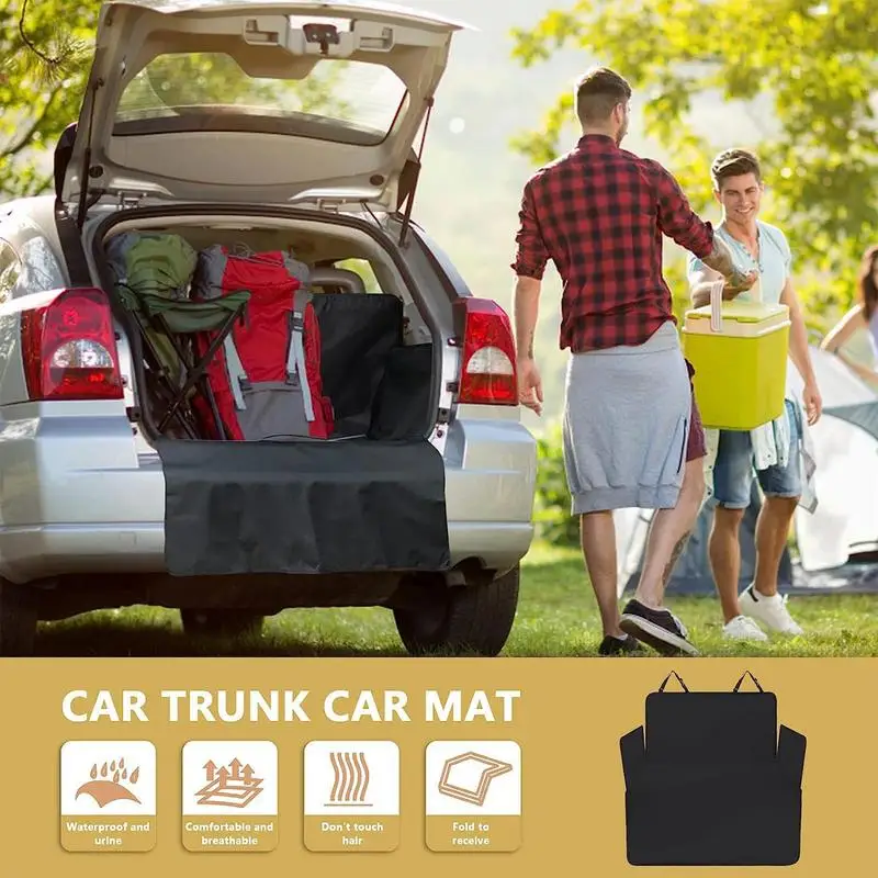 Car Pet Seat Cover Back Seat Heavy Duty Backseat Cover Protector Backing Scratch Proof Anti-Slip Pet Trucks Protector Outdoor