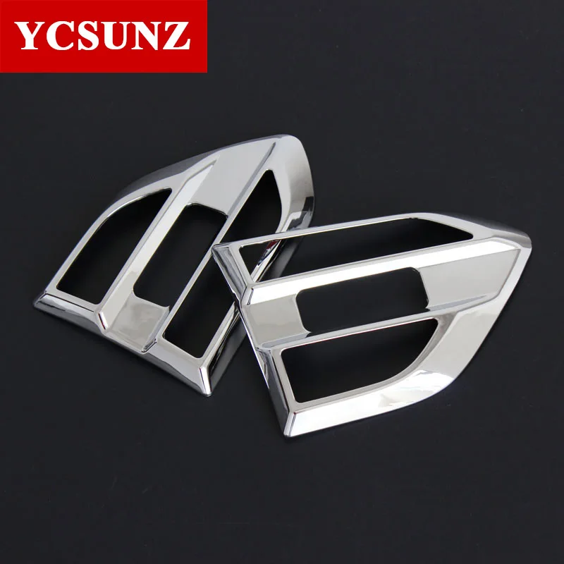 2016-2019 Chrome Side Air Vent For Ford Everest Endeavour Ranger Wildtrak T7 2016 2017 2018 2019 car Accessories