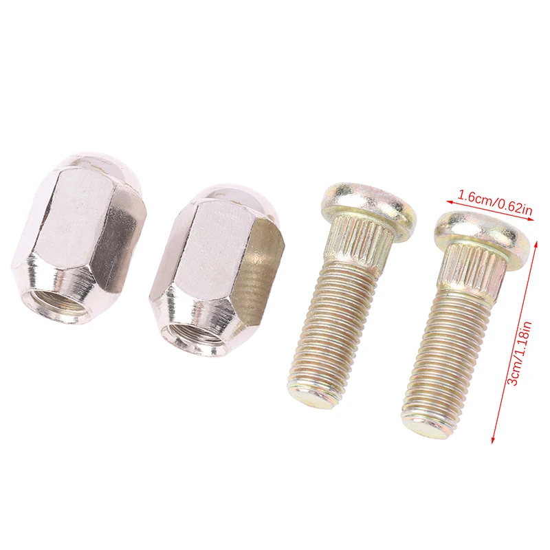 

2 комплекта шестигранных гаек M10x1,25, 10,9 СТАЛЬНЫЙ шлицевой винт, комплект для ATV Go kart UTV Buggy Quad Dirt Bike, автомобильная ступица колеса, аксессуары