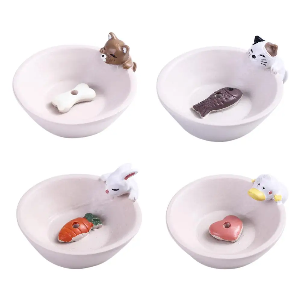 Fragrance Perfume Multifunctional Resin Healing Small Animals Incesence Stick Holder Incense Holder Censer Rack Ash Catcher