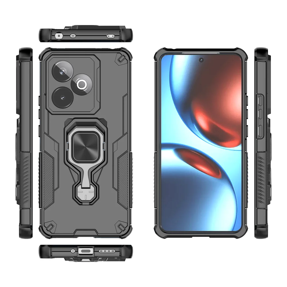 ل ممن لهم Realme GT7 5G حافظة فاخرة حلقة الغطاء الخلفي حامل درع للصدمات حافظة ل ممن لهم Realme GT7 GT 7 Realme GT7 الحالات الهاتف