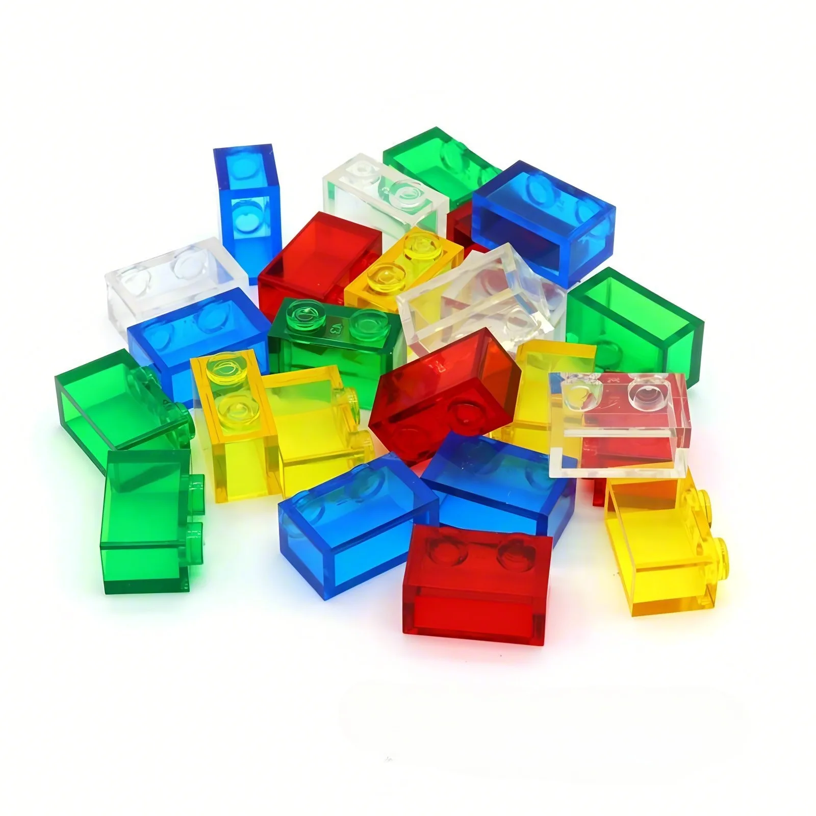 300 DIY bloques de construcción transparentes creativos ciudad bloques de construcción clásicos ensamblar regalo de cumpleaños juguetes educativos para niños