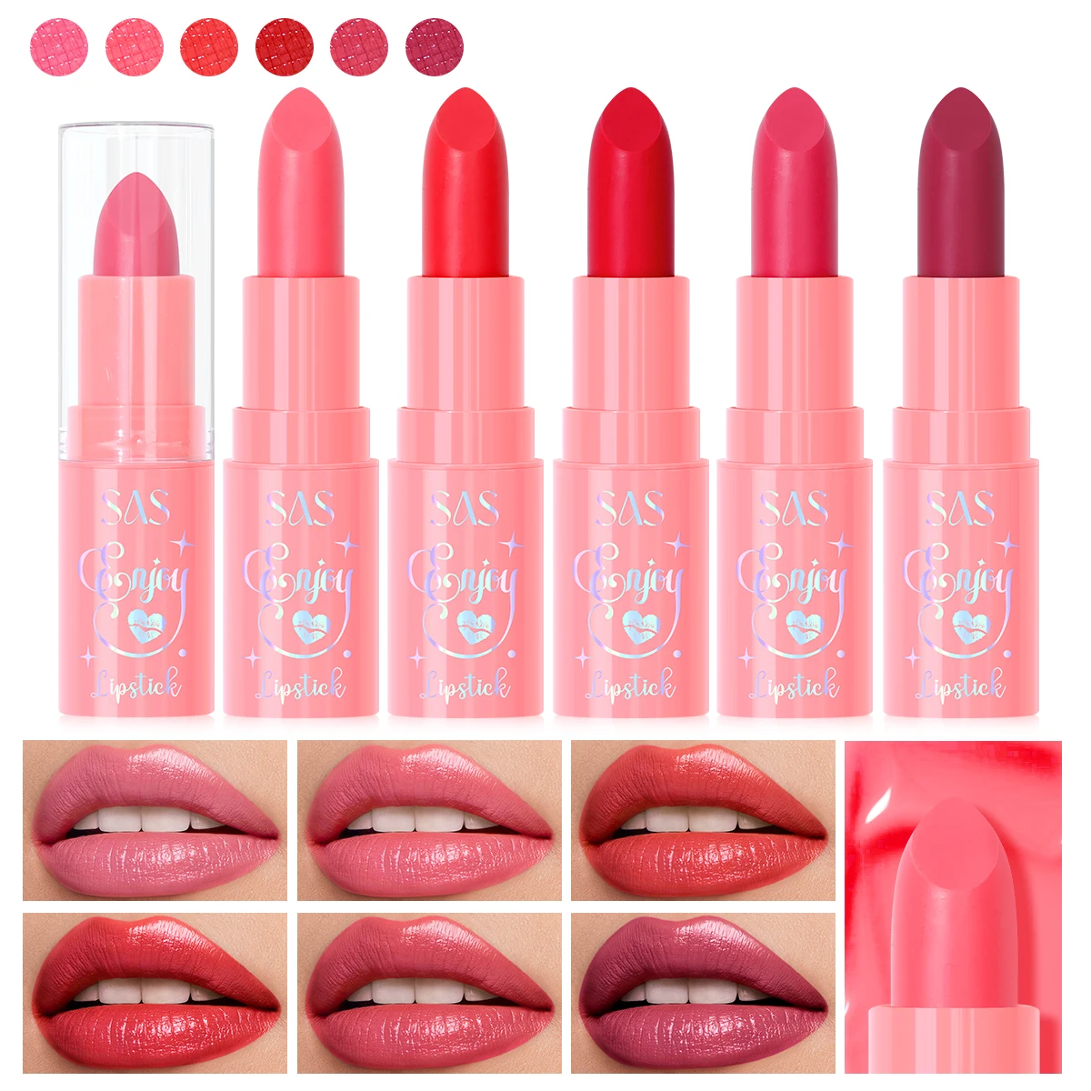 Bálsamo labial hidratante e hidratante de 3 piezas: resistente al agua y duradero, rico en humedad y dando un brillo natural