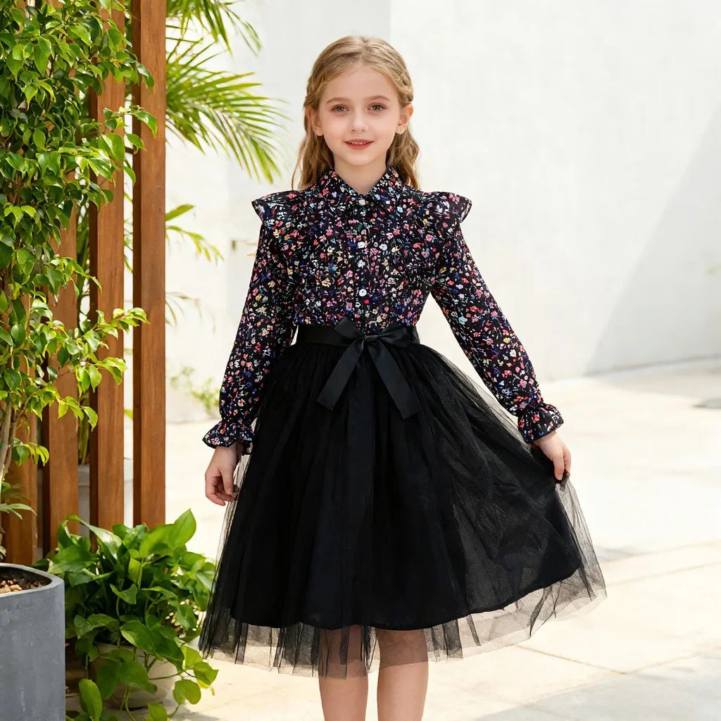 Kids Girl Black Dre… - image