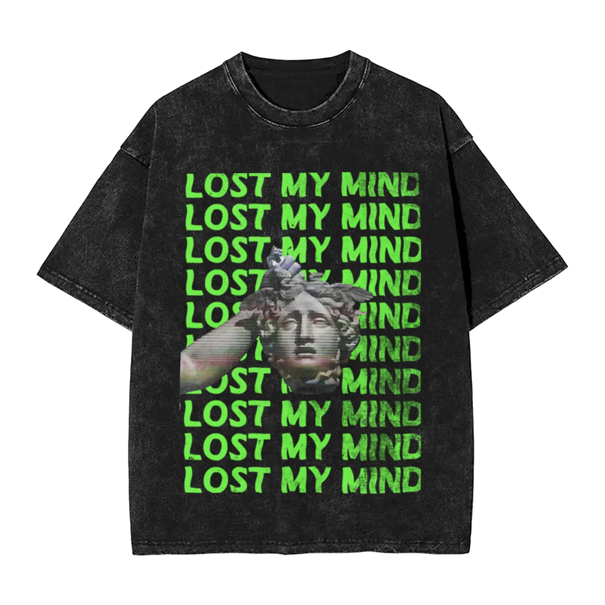lost my mind Unique Trendy A T-Shirt Oversized Short Sleeve Men's Women's Cotton Tees Tops