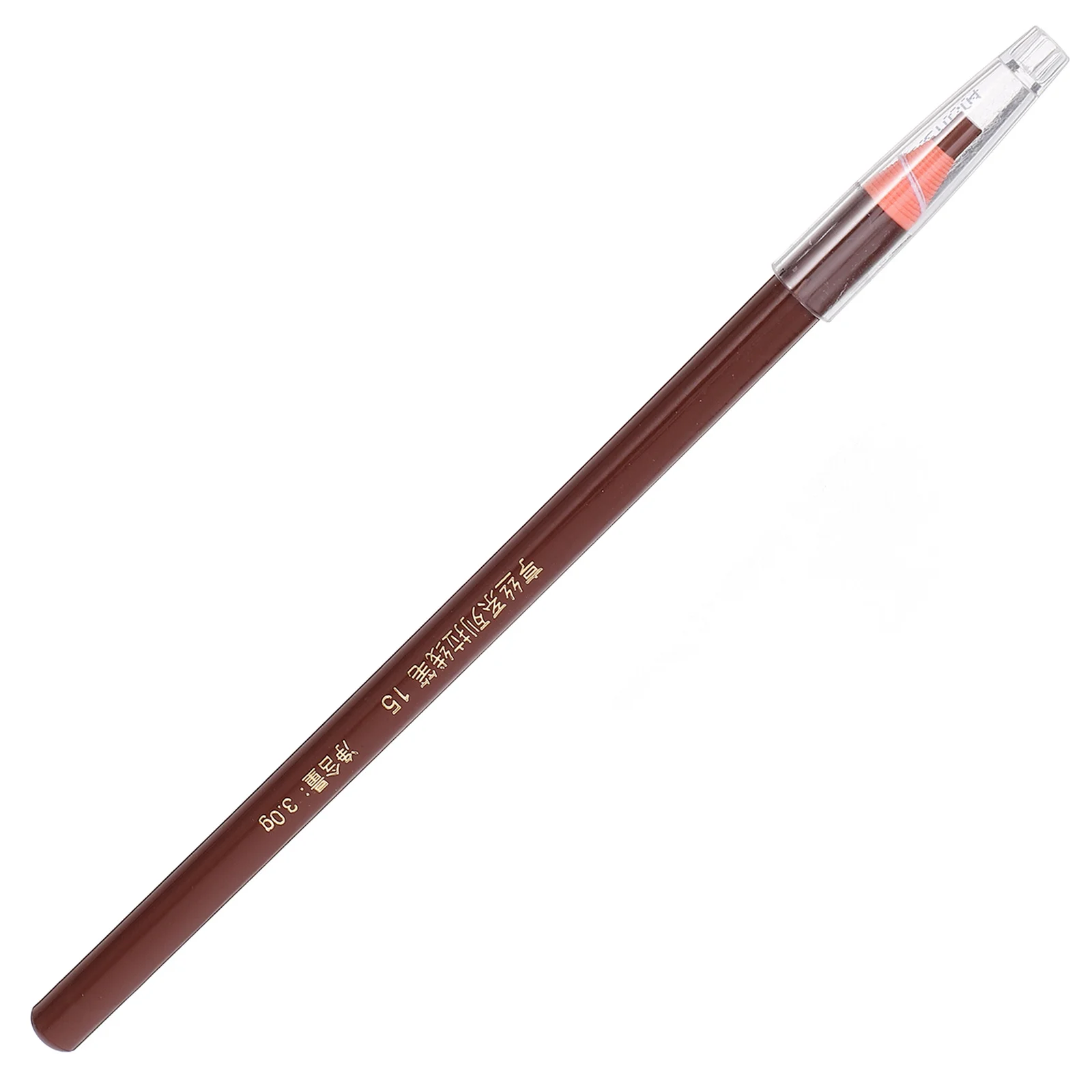 Lápiz para cejas resistente al agua, lápiz de maquillaje para cejas, herramienta de Microblading a prueba de manchas de larga duración para mujeres, Color marrón oscuro y gris, 1 ud.