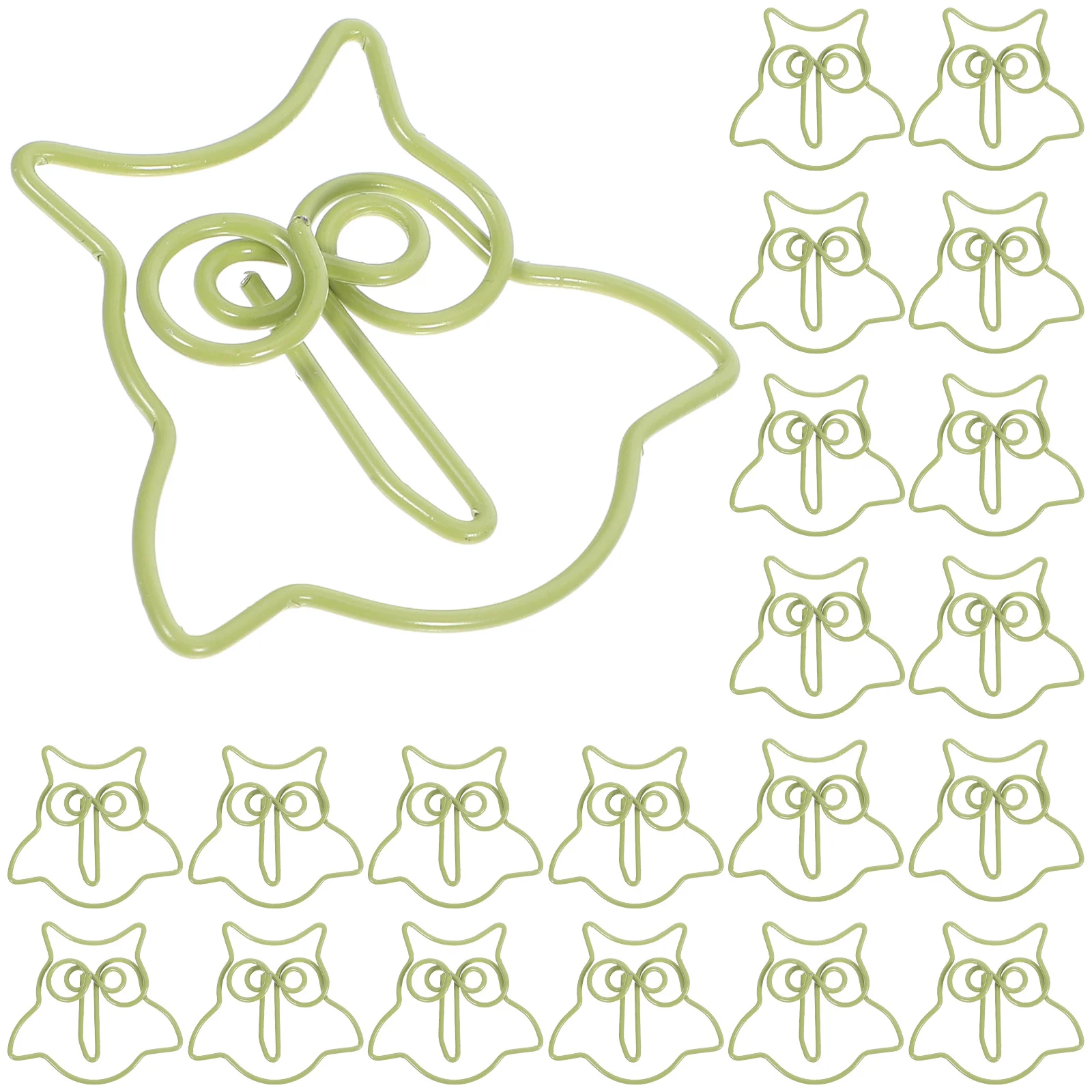 50 قطعة دبابيس ورق البومة لطيف الكرتون الحيوان مشبك ورق مذكرة كليب لمكتب المدرسة المنزل وثيقة تحديد مشبك الإشارة المرجعية #6