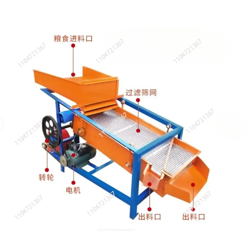 Grain Cleaning and Grading Machine  Grains Sieving Machine