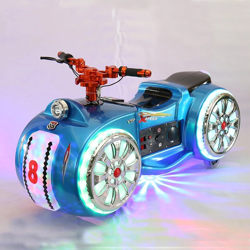 bumper car kids toy motorcycle rrechargeable 7hour endurance cool motorcycle amazing night light outdoor amusement equipment