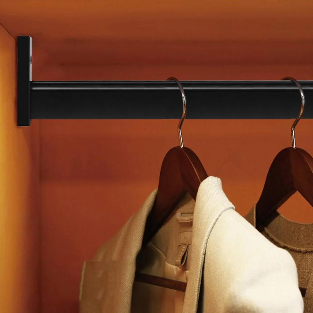 

4Pcs Closet Rod Base Zinc Alloy Rust Resistant Support for Bathroom Bedroom Kitchen Hanging Rod Holder Furniture Accessories