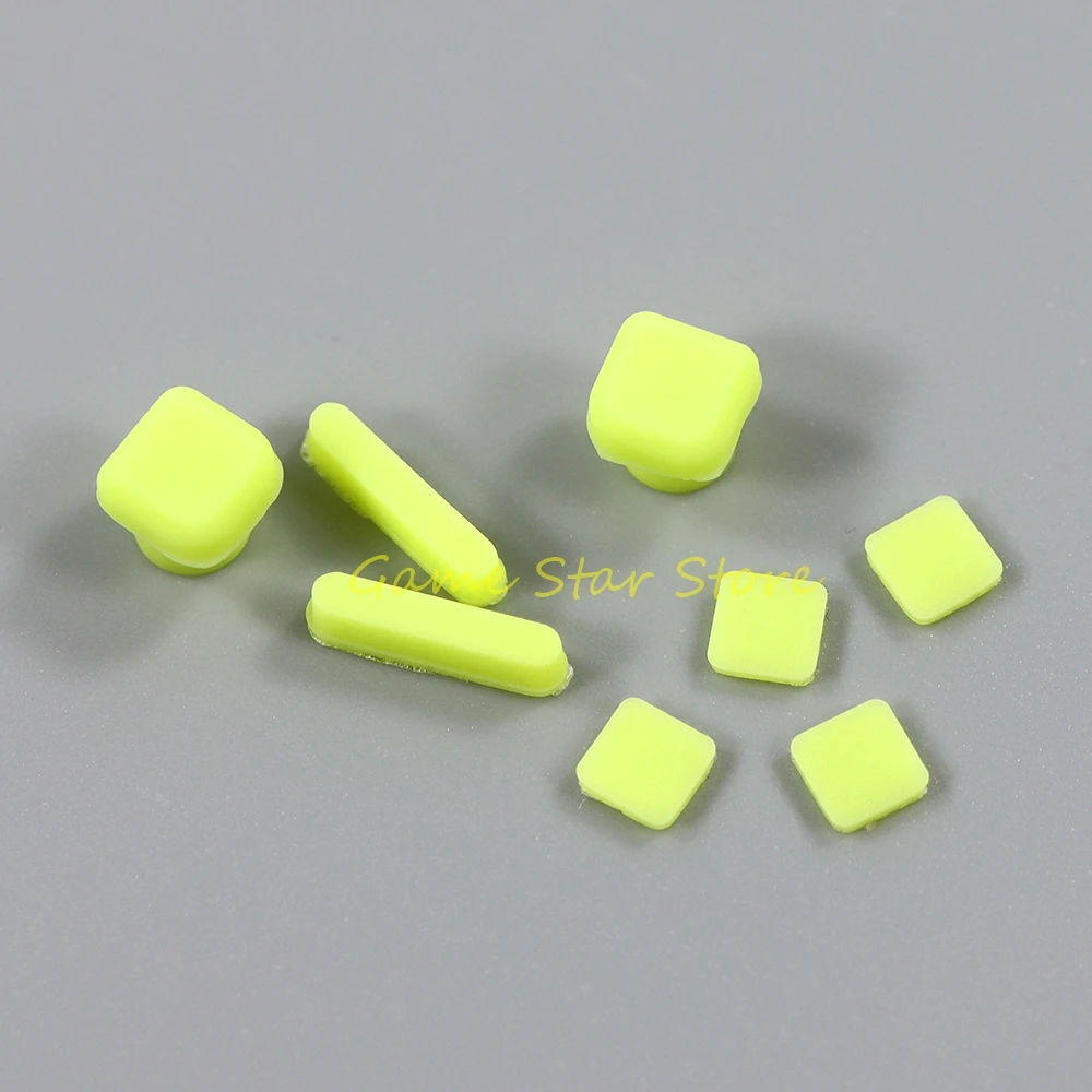 1 مجموعة استبدال لنينتندو DS لايت وحدة التحكم المسمار قواعد مطاطية غطاء ل NDSL العلوي شاشة LCD مسامير غطاء المطاط