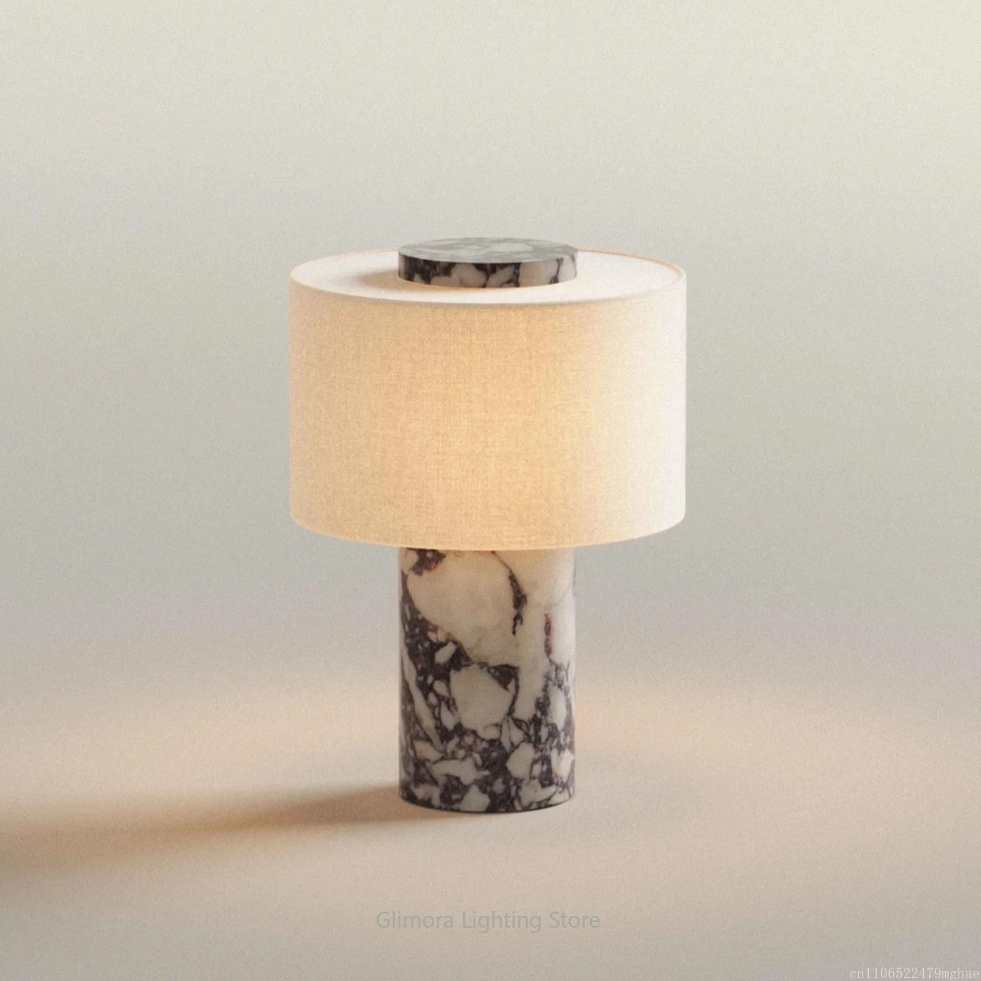 Portable Luxury Stone Chargeable Table Lamp for Bedroom Study Hotel Bar Nightstand Dining Desk Lighting