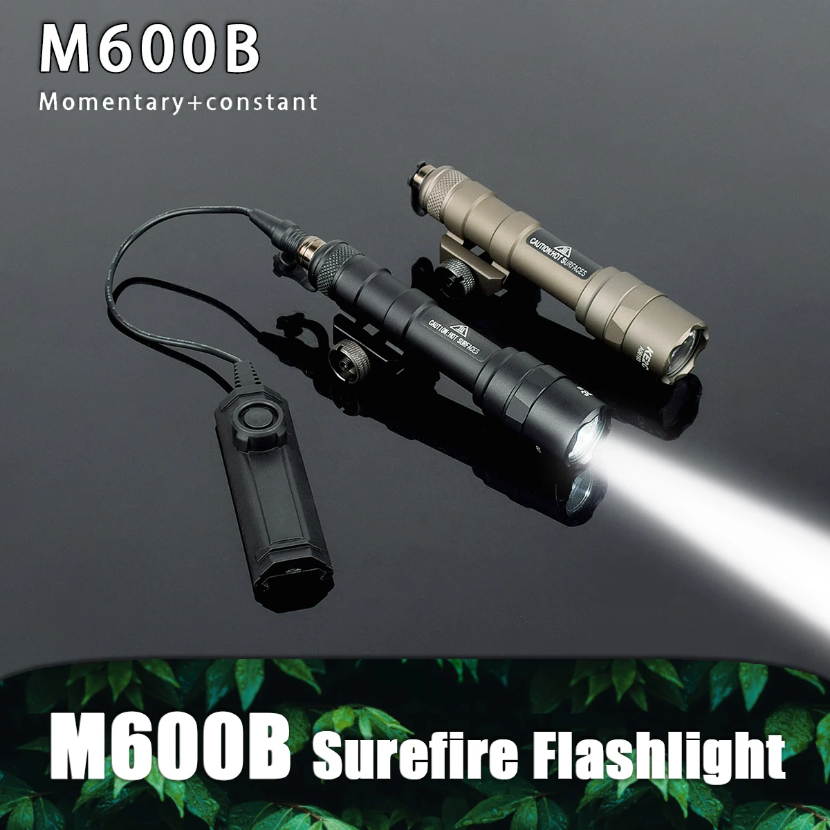 Taktische Surefire M600 M600U/M600B Leistungsstarke Taschenlampe mit Doppelschalter, passend für 20mm Schiene für AR15 SF M600 Scout LED-Licht, Taschenlampe mit 5 Schaltern – Detail 3