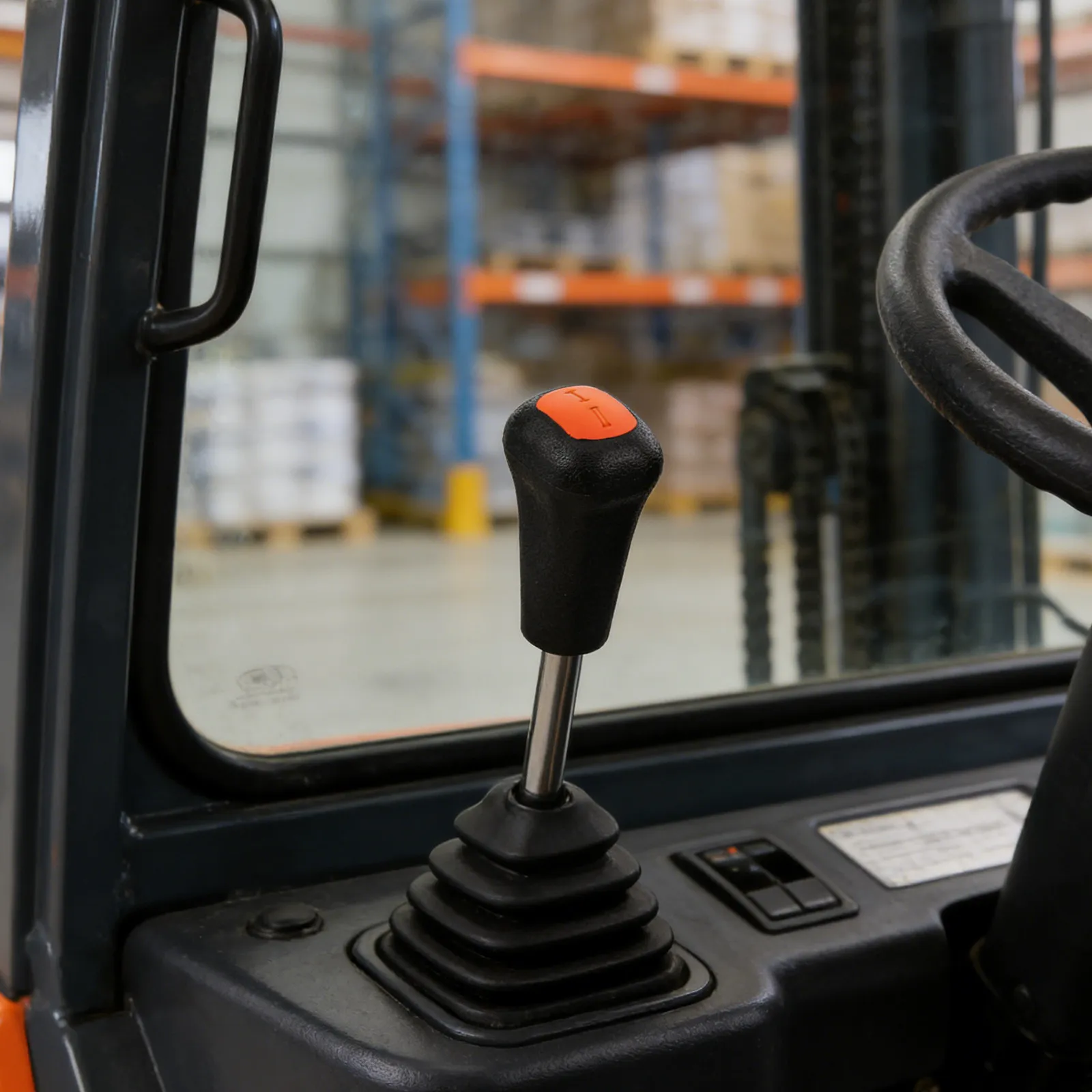 2Pcs Forklift Joystick Knob Replacement Ergonomic High-Visibility Grip for Smooth Precision Control Lever in
