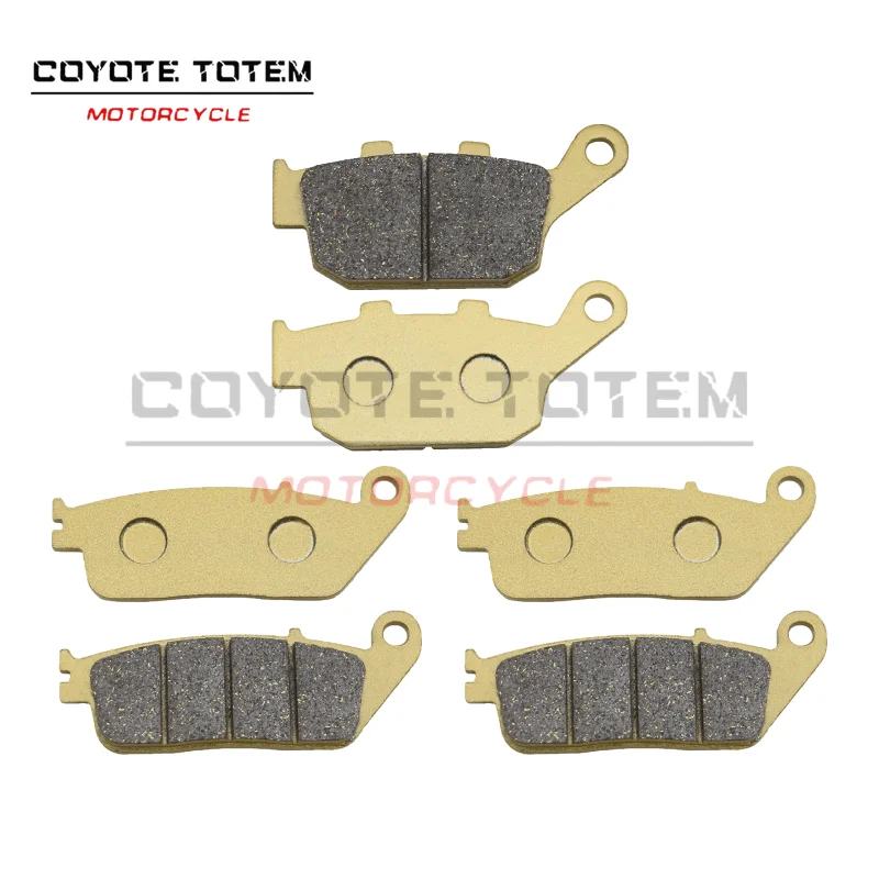 

Motorcycle front and rear brake pad sets are used for Honda CBR250 1988-1989, CB400, and CBR400 1990-1994