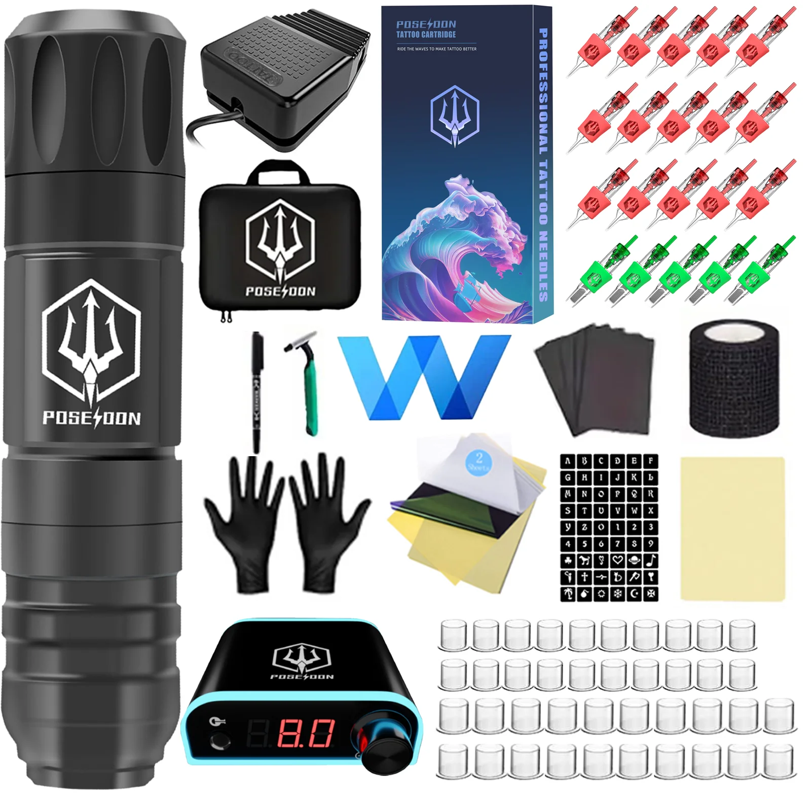 

Набор для тату-машинки, с разъемом RCA