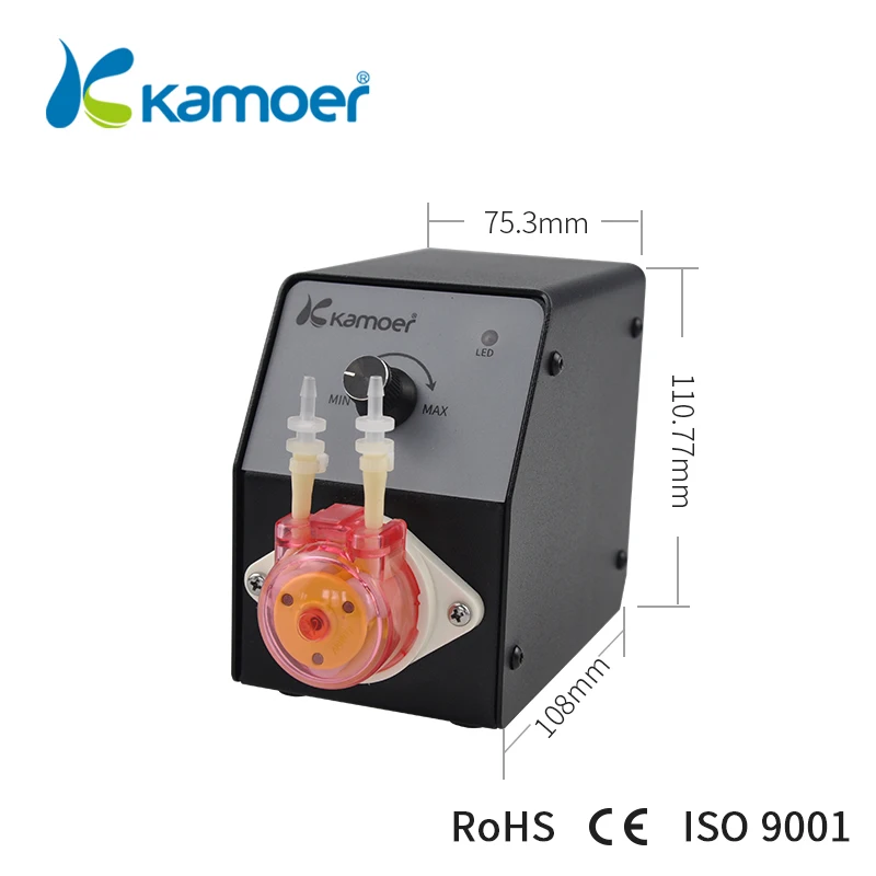 Bomba peristáltica Kamoer KCP2-KFS, bomba de agua de circulación pequeña automática, bomba dosificadora de clorato de potasio y ácido fotalico