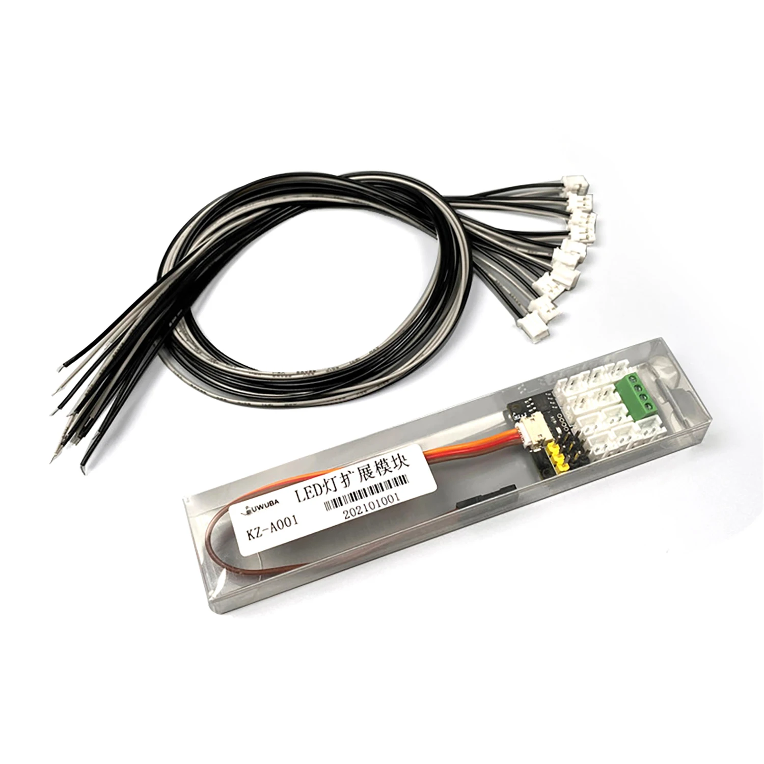 모델 차량 조명 시스템 크롤러 자동차 용 10 개의 와이어가있는 LED 컨트롤러 확장 패널 Tamiyaya 1/14 RC 트럭 TH20084