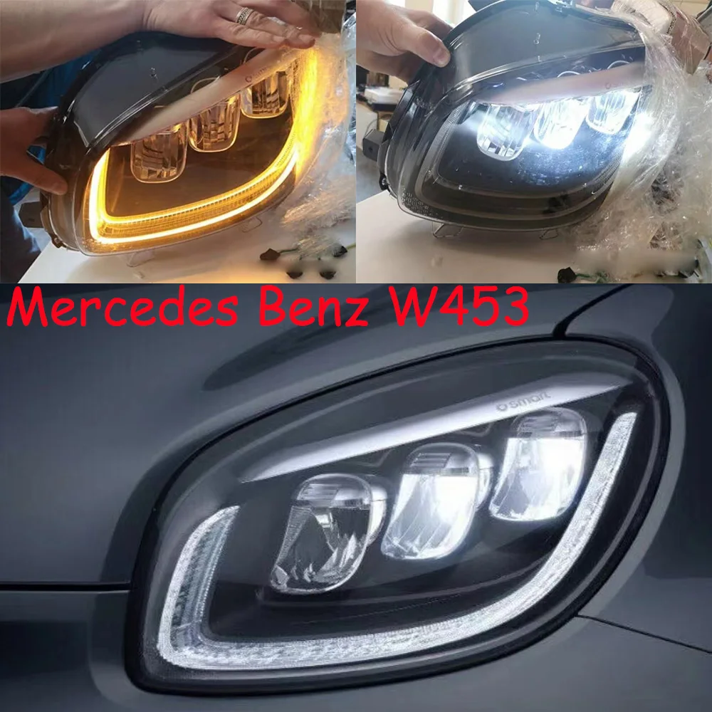 

1pcs car bupmer head light for Mercedes Benz Smart headlight W453 LED car accessories DRL fog for benz smart headlamp