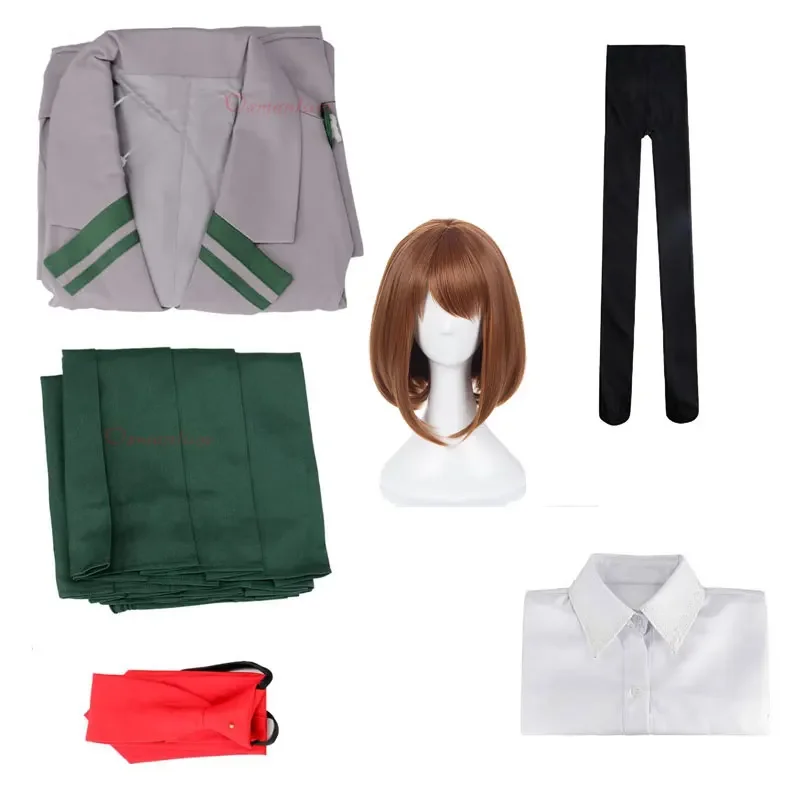 My Hero Academy Boku no Hero Cosplay OCHACO URARAKA Costume Tsuyu Blazer School Uniform