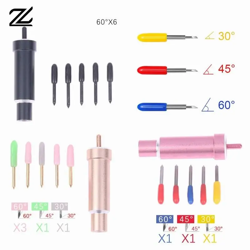 Gold / Pink / Black Deep Cut Housing + Replacement Blade For Cricut Explore Air2/ Air3/ Cricut Maker Cutting Machines