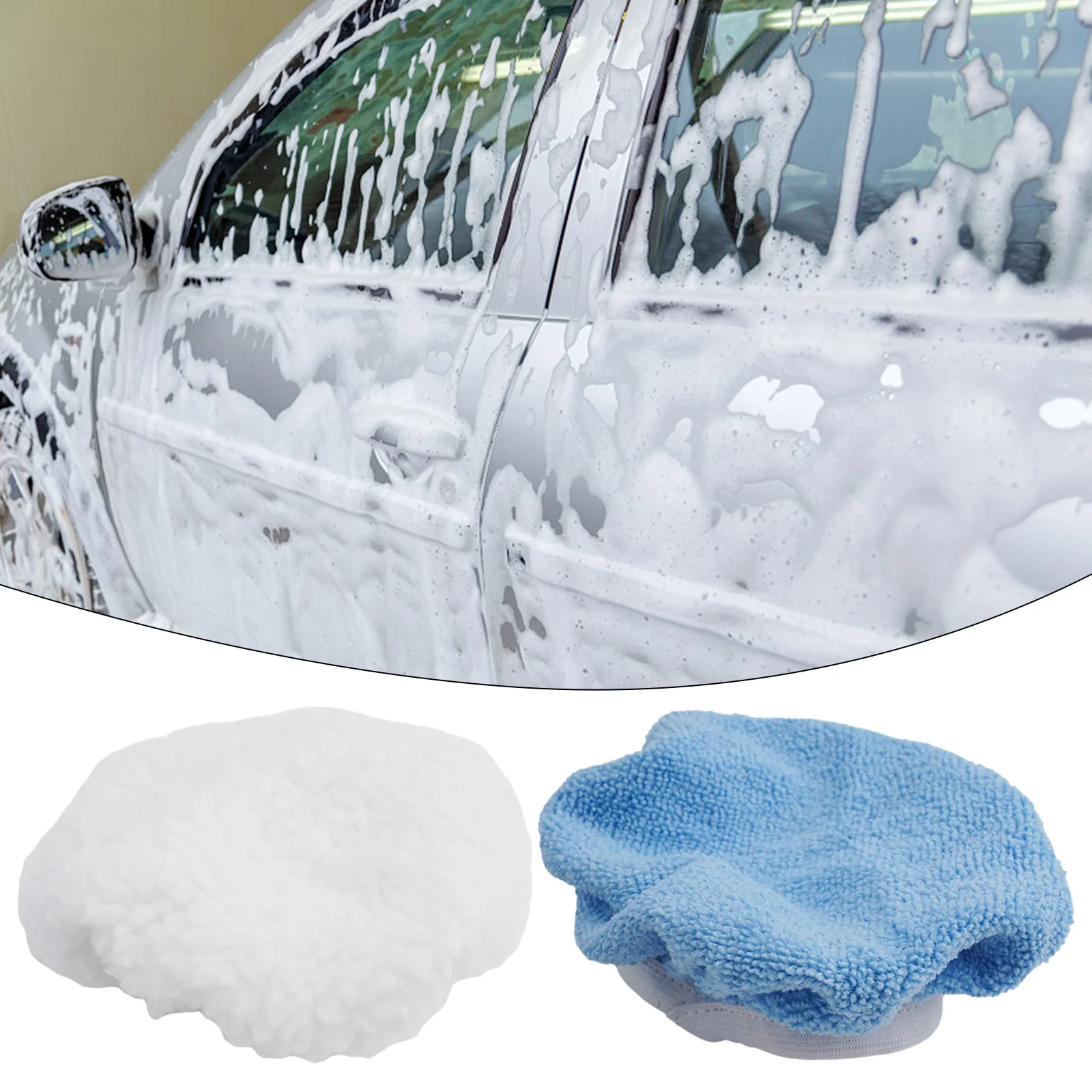 

Полировальный круг из микрофибры 150 мм синий для полировки и вощения автомобиля