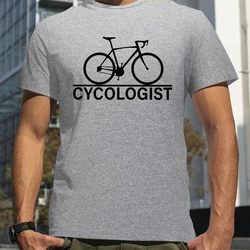 Cycologist Bicycle Lover Shirts Bicycle Gift Ideas Men Summer Short Sleeves Oversized Tee Unisex Mountain Bike Sport Man Tees