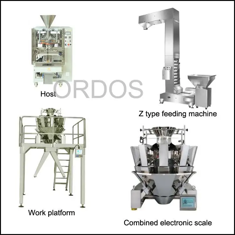 Large vertical Automatic Particles Dog Food Packing Machine