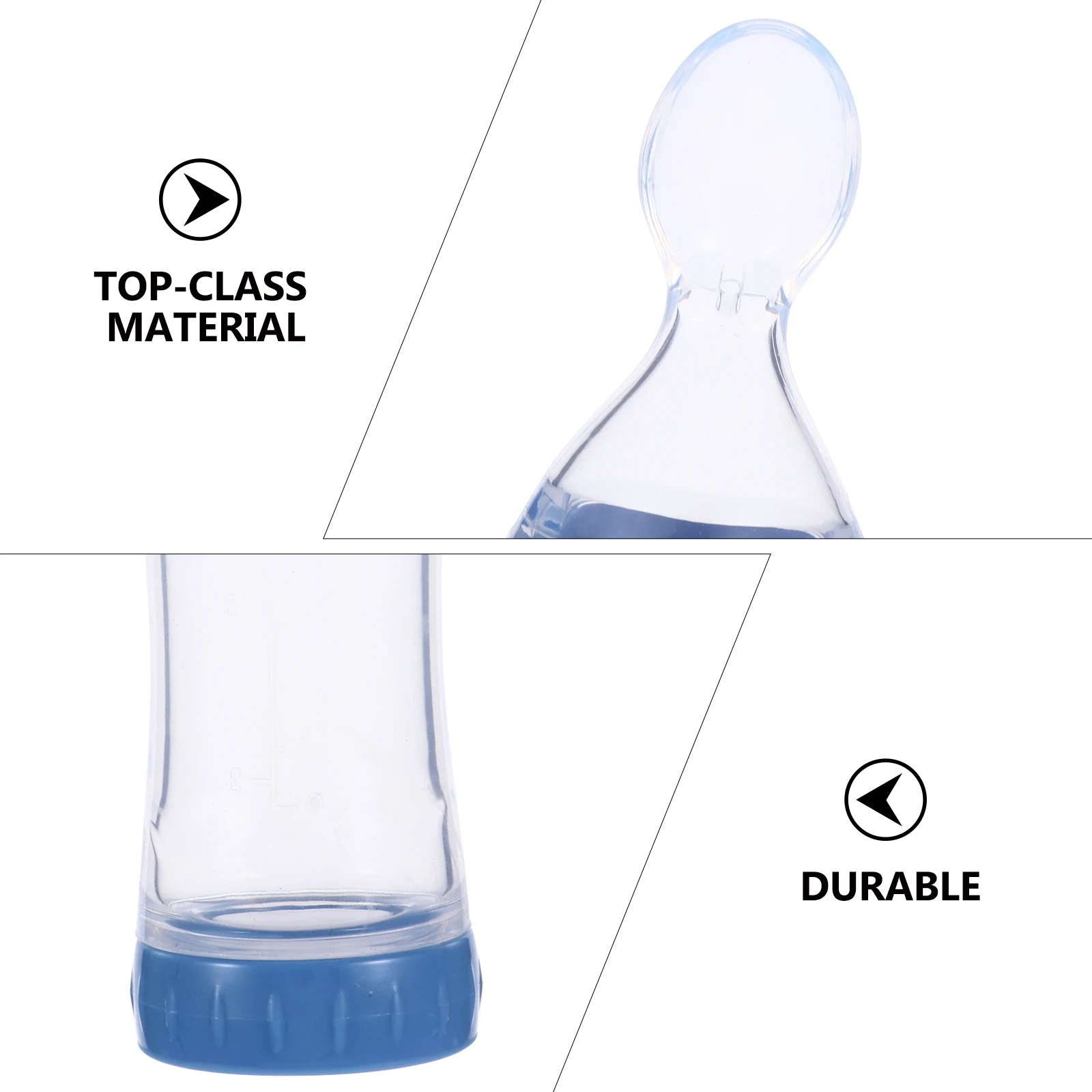 

Silicone Baby Feeding Bottles Infant Rice Paste Spoon Squeeze Milk Integrated Feeder Food Supplement Bottle Newborn Nursing Aux