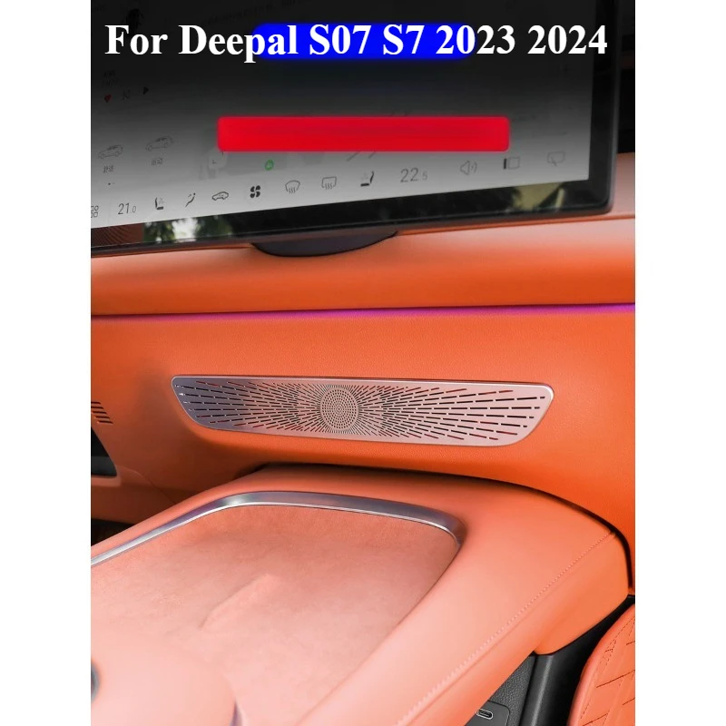 

Для Deepal S07 S7 2023 2024, крышка вентиляционного отверстия центральной консоли, накладка, вентиляционное отверстие для кондиционера, защита розетки переменного тока, внутреннее украшение автомобиля