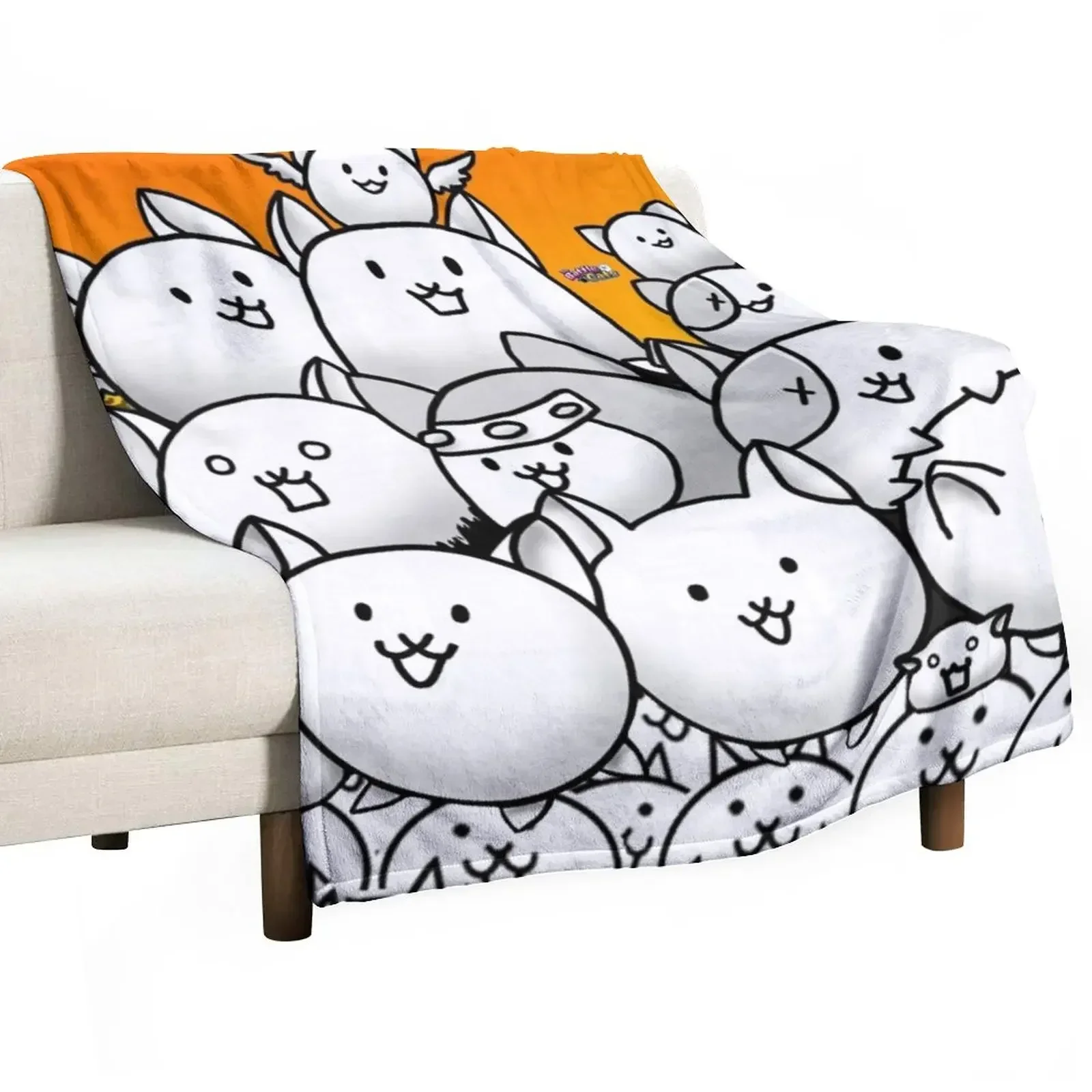 Battle Cats Throw Blanket christmas decoration Blankets Sofas Of Decoration Hair Blankets