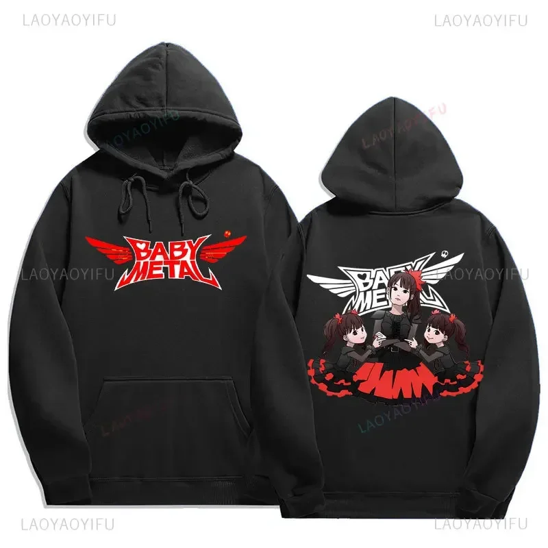 Japan Babymetal Metal Galaxy Death Metal Band Sweatshirt Men Hip-hop Rock Band Casual Autumn winter Hoodies Comfort Pullovers