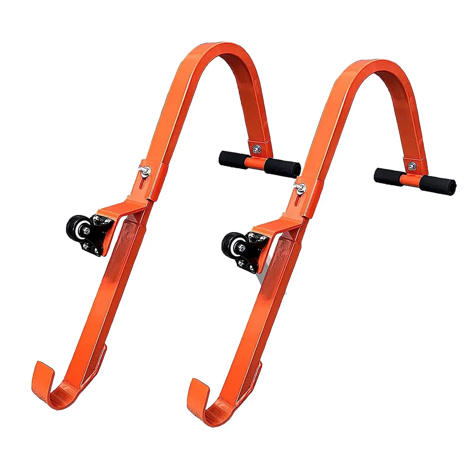 2Pcs Roof Ladder Hook Lightweight Ladder Spare Parts Heavy Duty Roof Ladder Stabilizer for Home Repair Working Projects Gutter