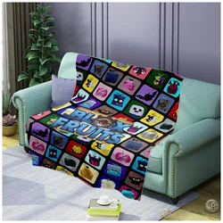 ROBLOX Cartoon Comic Game Blox Fruits Soft Nap Blanket Flannel Soft  Delicate Warm Simple and Fashionable Sleeping Blanket