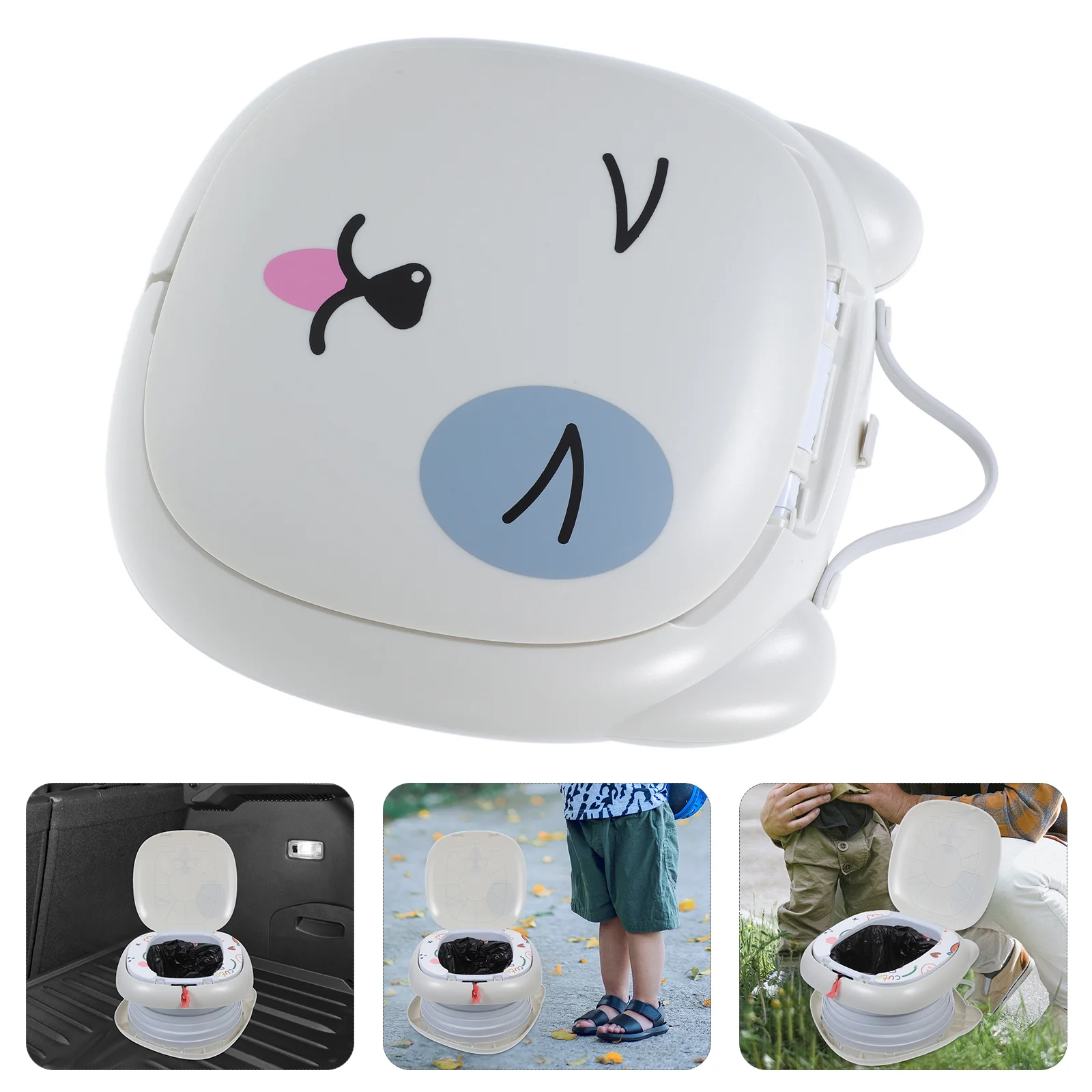 

Portable Children's Toilet Potty Chair for Boys Travel Seat Toddler Girl Training Plastic Pp