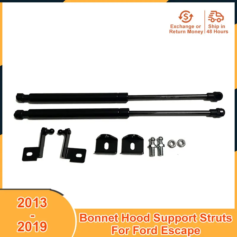 

2013-2019 Bonnet Hood Support For Ford Escape 2013 2014 2015 2016 2017 2018 2019 Accessories Lift Support Hood Strut Bars