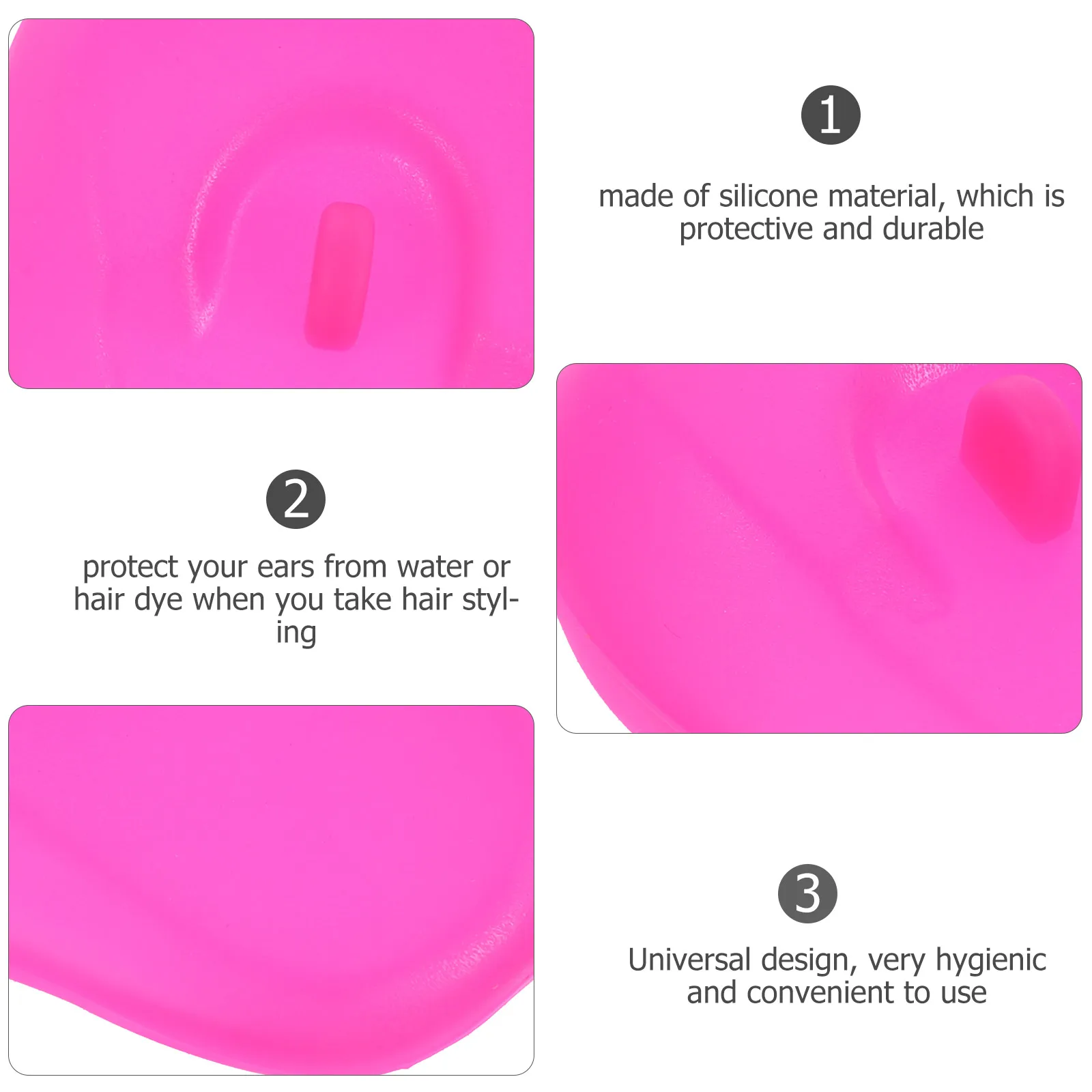 

6 Pcs Ears Covering Silicone Earmuffs Hairdresser Protector Hairdressing Tool Protectors for Dye